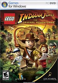 Box cover for LEGO Indiana Jones - The Original Adventures on the Microsoft Windows.